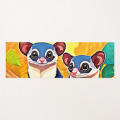 Niedliche Zuckerkleider Yogamatte (Vorderseite (Horizontal))