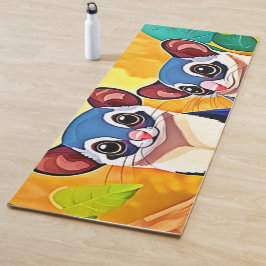 Niedliche Zuckerkleider Yogamatte