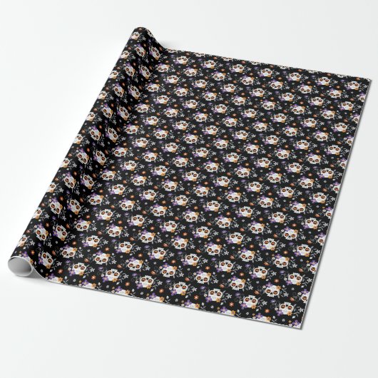 Niedliche Zuckerkullen Geschenkpapier (Ungerollt)