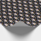 Niedliche Zuckerkullen Geschenkpapier (Ecke)