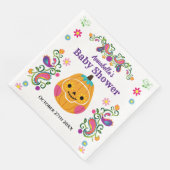 Niedliche Zuckerkürbis Halloween-Kinderdusche Serviette (Ecke)