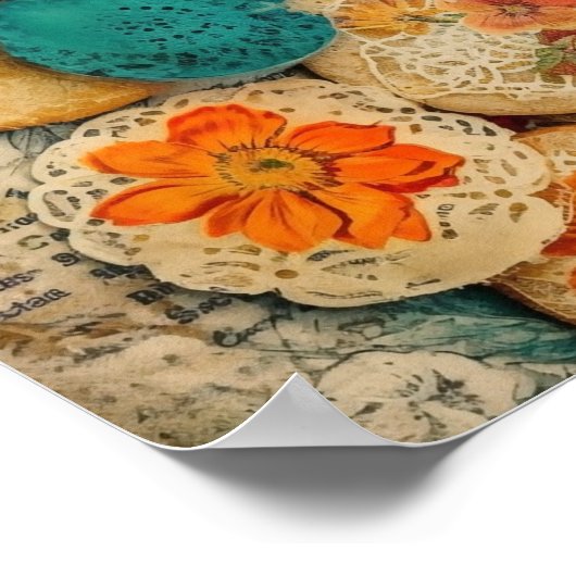 Niedliche Zuckerrüben Poster (Ecke)