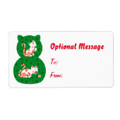 Niedliche Zuckerstange-Katze (Vorne)