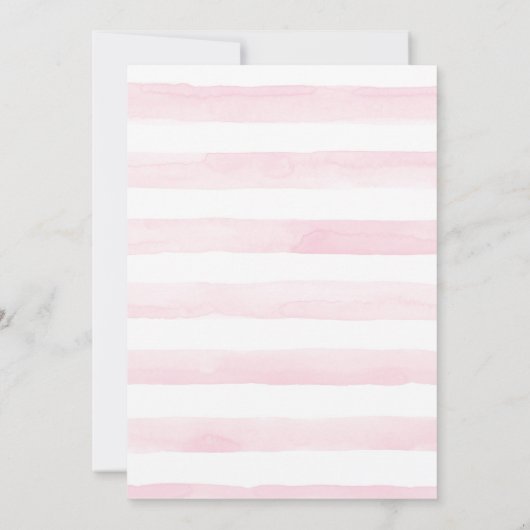 Niedliche Zuckerwatte-Party Einladung (Rückseite)