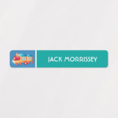 Niedliche Züge Kinder Name Etiketten (Design 1)