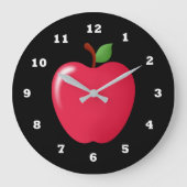 Niedliche Zuhause-Essecke Große Wanduhr (Vorderseite)