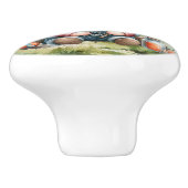 Niedliche Zuhause Keramikknauf (Seitenansicht)