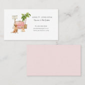 Niedliche Zuhause- und Heimtierstandortkarte Visitenkarte (Vorne/Hinten)