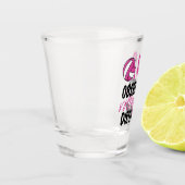 Niedliche zwanghafte Volleyballstörung Rosa Spiele Schnapsglas (Links)