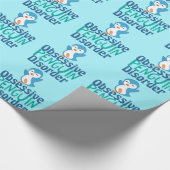 Niedliche Zwangsstörung Geschenkpapier (Ecke)