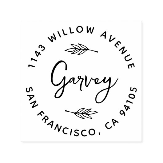 Niedliche Zweige für Skripte und handgezeichnete Z Permastempel (Design)