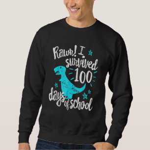 Niedlichen 100. Schulalter ich überlebte 100 Tage Sweatshirt