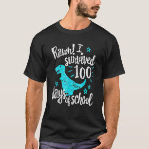 Niedlichen 100. Schulalter ich überlebte 100 Tage T-Shirt