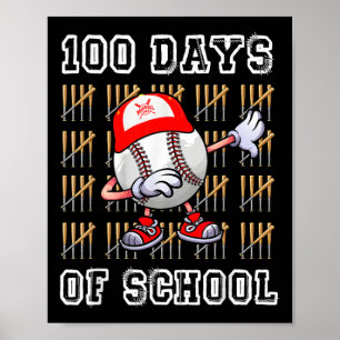 Niedlichen 100 Schultage bis zum 100. Schultag Poster