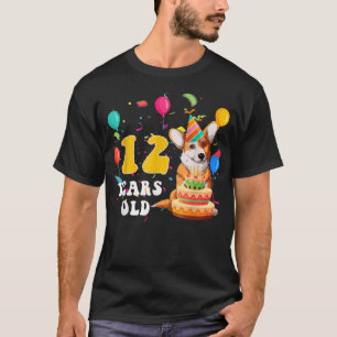 Niedlichen 12 Jahre alter Corgi Hund mehr als 12.  T-Shirt