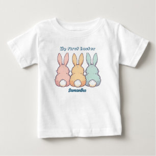 Niedlichen 3 Osterbrunnen Ostern. bearbeitbar Baby T-shirt