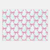 Niedlichen 50er Jahre, Retro-Muster Geschenkpapier Set (Vorderseite 2)