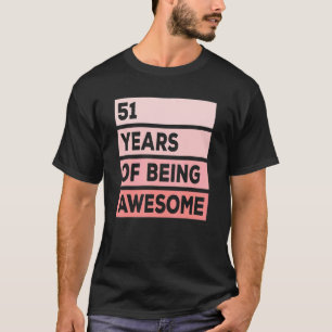Niedlichen 51 Jahre Phantastisch 51. Geburtstag Ro T-Shirt