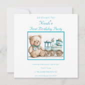 Niedlichen alle an Bord des ersten Jahres Geburtst (Vorderseite)