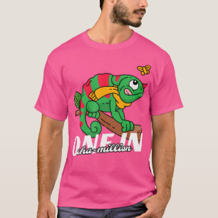 Niedlichen Chameleon eins in Cha-Million Reptile L T-Shirt