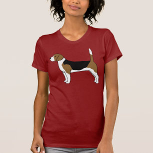 Niedlichen coolen Hunde- Liebhabers des Beagle- T-Shirt