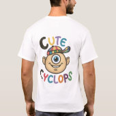 🥺 👕 Niedlichen Cyclops Herren T - Shirt 🥺 👕 (Rückseite)