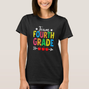 Niedlichen Dozenten des vierten Klasse Lehrer zurü T-Shirt