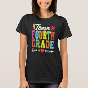 Niedlichen Dozenten des vierten Klasse Lehrer zurü T-Shirt