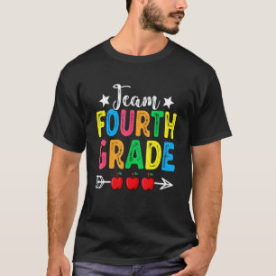 Niedlichen Dozenten des vierten Klasse Lehrer zurü T-Shirt