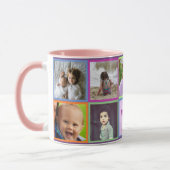 Niedlichen Fotorahmen und Monogramm Tasse (Links)