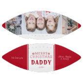 Niedlichen Frohe Weihnachten Papa Red 3 Foto Colla Football (Paneele)