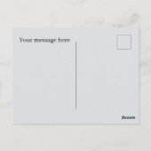 Niedlichen Hinzufügen von Text zu beliebigen Zweck Postkarte (Rückseite)