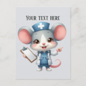 Niedlichen Hinzufügen von Text zu beliebigen Zweck Postkarte (Vorderseite)