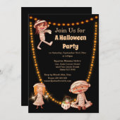 Niedlichen kleine Kinder Frauenbandkleidung Einladung (Vorne/Hinten)