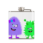 Niedlichen kleine Monster Flachmann (Rückseite)