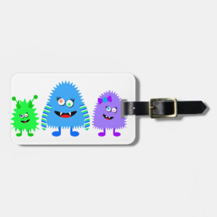 Niedlichen kleine Monster Gepäckanhänger