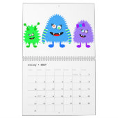 Niedlichen kleine Monster Kalender (Jan 2027)