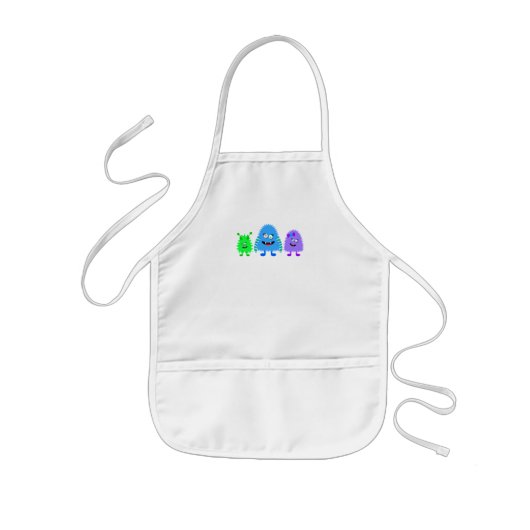 Niedlichen kleine Monster Kinderschürze (Vorne)