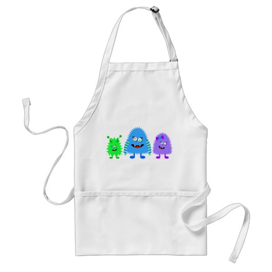 Niedlichen kleine Monster Schürze (Vorne)