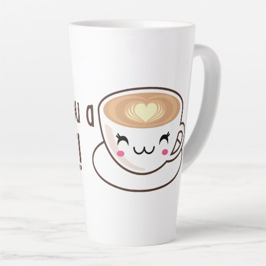 Niedlichen Lieben Milchtasse (Rechte Ecke)