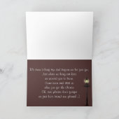 Niedlichen neue Zuhause "Wir haben neue Adresskart Ankündigung (Innenseite)