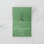 Niedlichen Paar frohe Weihnachten bis zum One I Li (Innenseite)