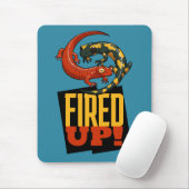 Niedlichen Salamander sind aufgewacht! Motivierend Mousepad (Mit Mouse)