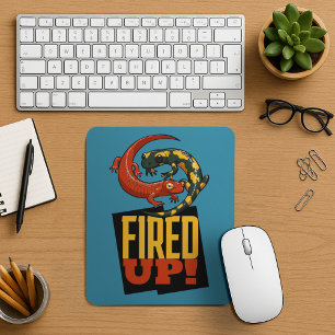Niedlichen Salamander sind aufgewacht! Motivierend Mousepad