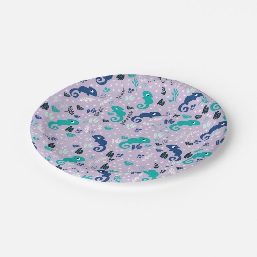 Niedlichen Teller von Chameleon (Schrägansicht)