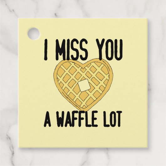 Niedlichen Vermisste Zitate, die ich dir verzeihe, Geschenkanhänger (Vorderseite)