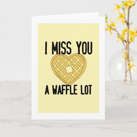 Niedlichen Vermisste Zitate, die ich dir verzeihe, Karte (Gelbe Blume)