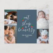 Niedlichen Vier FotoCollage Weihnachten (Vorderseite)