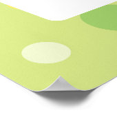 Niedlichen zwei Erbsen in einem Pod-Kinderzimmer W Poster (Ecke)