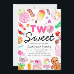 Niedlichen zwei SWEET Candy Land Kids Candyland Ge Einladung<br><div class="desc">Niedlichen zwei SWEET Candy Land Kids Candyland Geburtstag Einladung</div>
